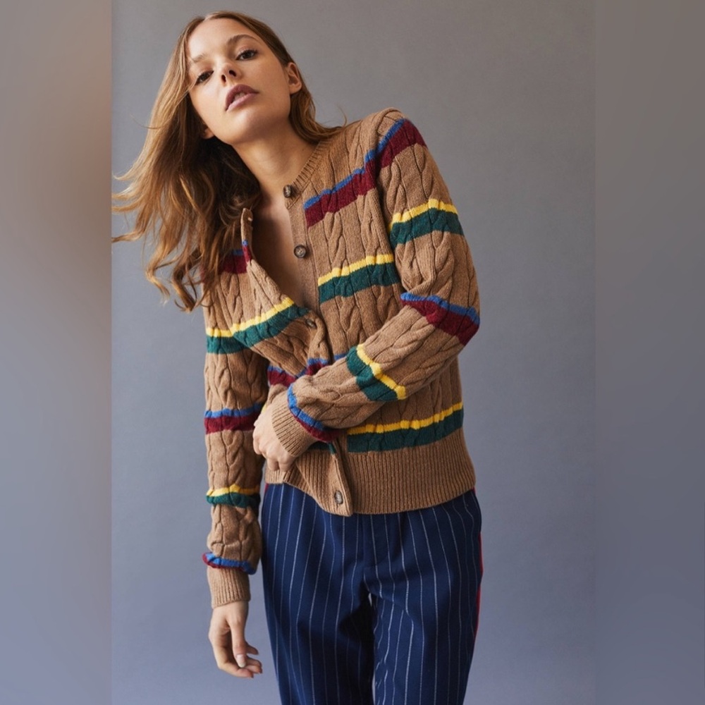 Ralph Lauren Polo Cable Knit Sweater Size Small